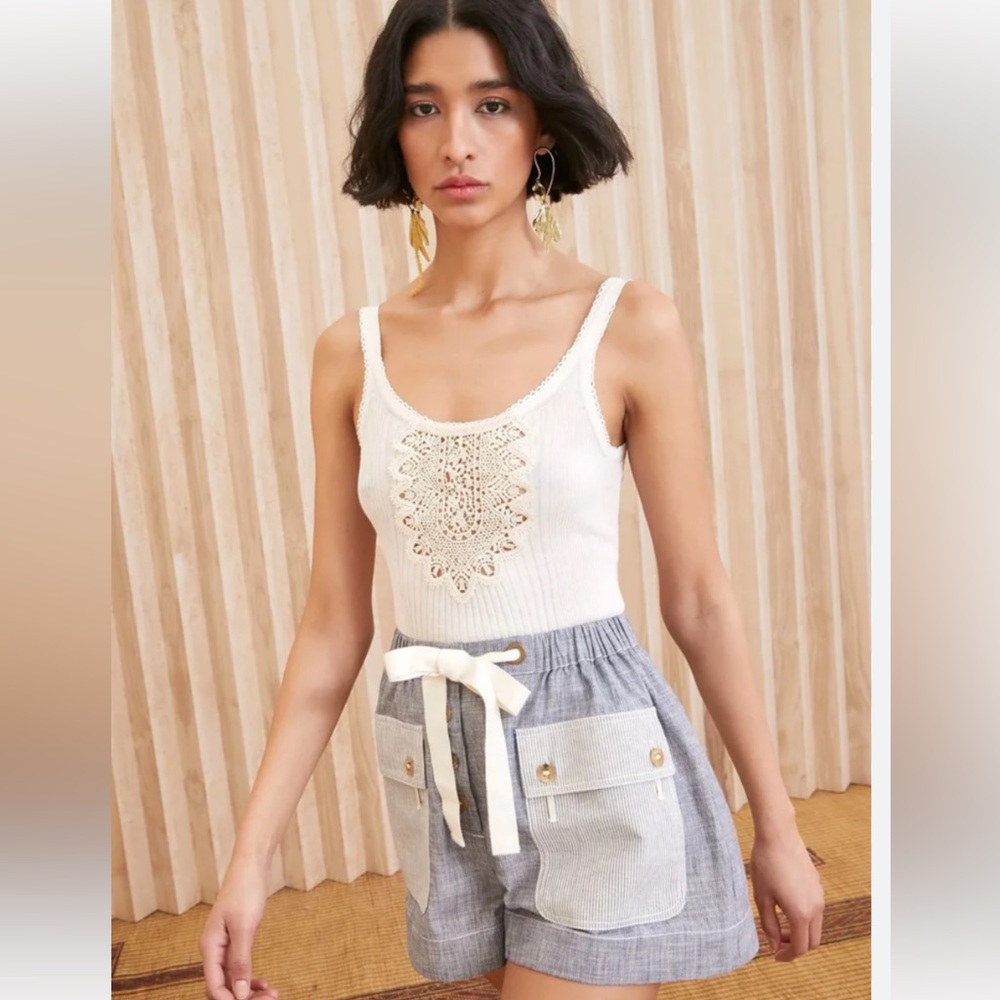 NWT Gracie shorts granite size 2